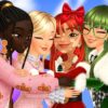 christmas girls dress up